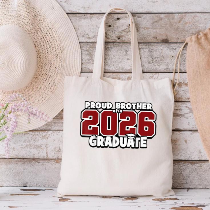 Proud Brother Of 2026 Graduate Matching Back To School M Canvas Tote Bag
