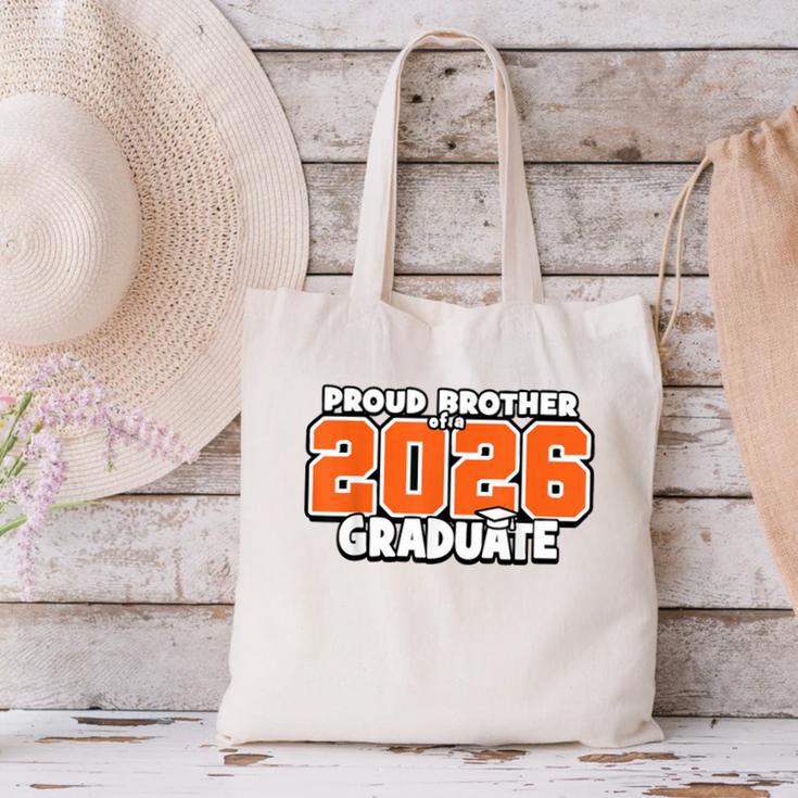 Proud Brother Of 2026 Graduate Matching Back To School O Canvas Tote Bag