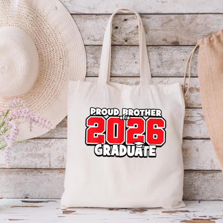 Proud Brother Of 2026 Graduate Matching Back To School R Canvas Tote Bag