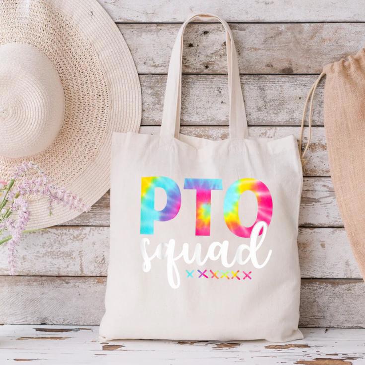 Pto Squad Groovy Back To School Women Appreciation Canvas Tote Bag Pto Squad Groovy Back To School Women Appreciation Canvas Tote Bag