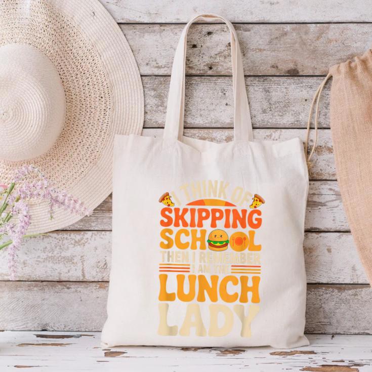 Remember I'm The Lunch Lady Back To School Cafeteria Worker Canvas Tote Bag