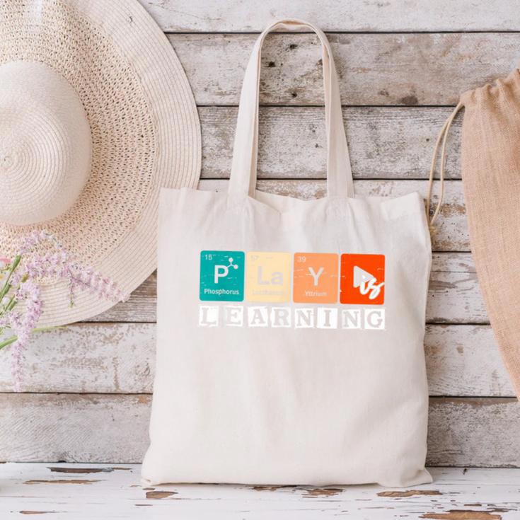 Retro Play Is Learning Back To School First Day Of School Canvas Tote Bag Retro Play Is Learning Back To School First Day Of School Canvas Tote Bag