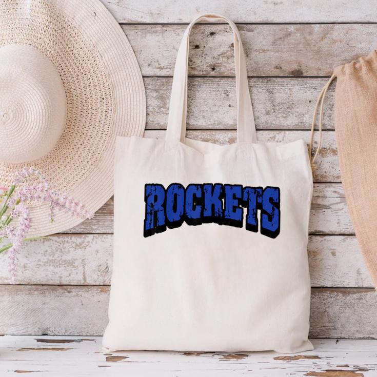 Rockets Back To School Spirit B Canvas Tote Bag Rockets Back To School Spirit B Canvas Tote Bag