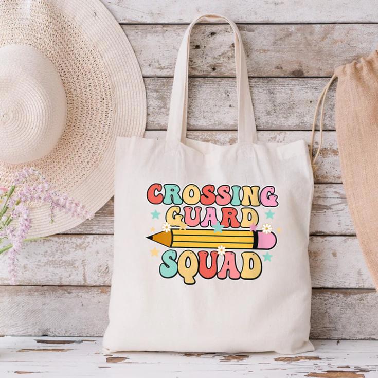 School Crossing Guard Retro Back To School Cool Appreciation Canvas Tote Bag School Crossing Guard Retro Back To School Cool Appreciation Canvas Tote Bag