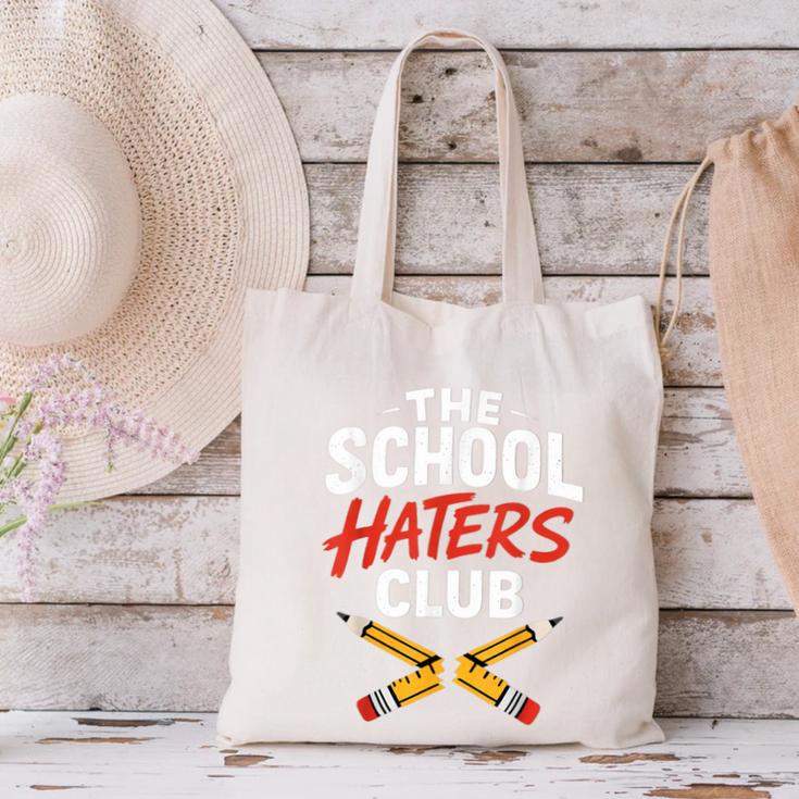 The School Haters Club Student Back To Schools Merch Canvas Tote Bag