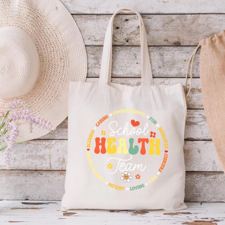 School Health Team Squad Back To School Nurse Squad Premium Tri-Blend Canvas Tote Bag School Health Team Squad Back To School Nurse Squad Premium Tri-Blend Canvas Tote Bag