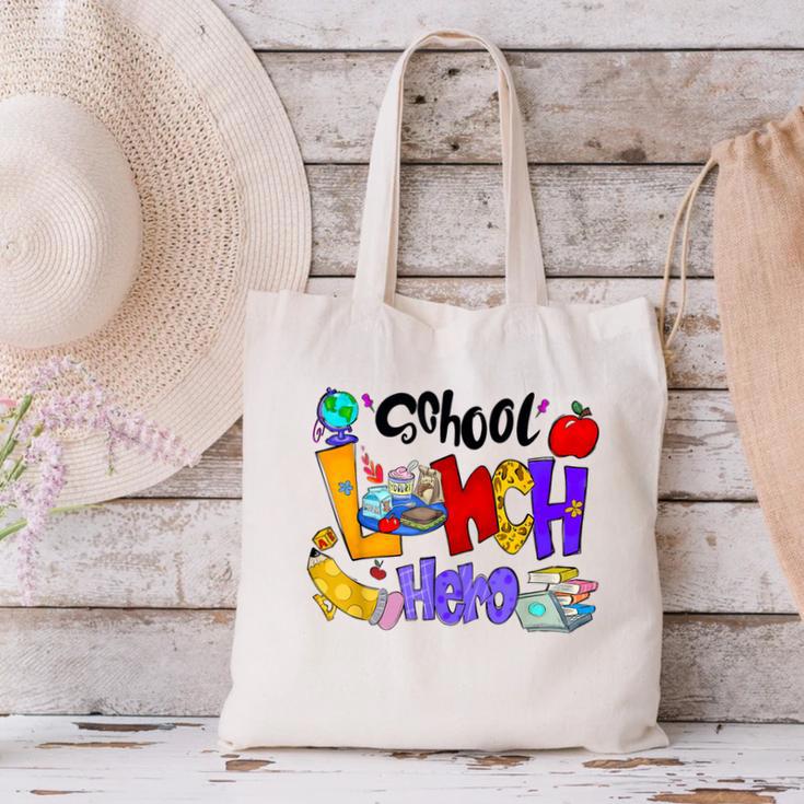 School Lunch Hero Cafeteria Squad Workers Back To School Canvas Tote Bag School Lunch Hero Cafeteria Squad Workers Back To School Canvas Tote Bag