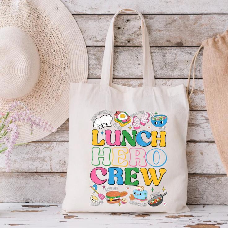 School Lunch Hero Squad Crew Back To School Women Men Canvas Tote Bag School Lunch Hero Squad Crew Back To School Women Men Canvas Tote Bag