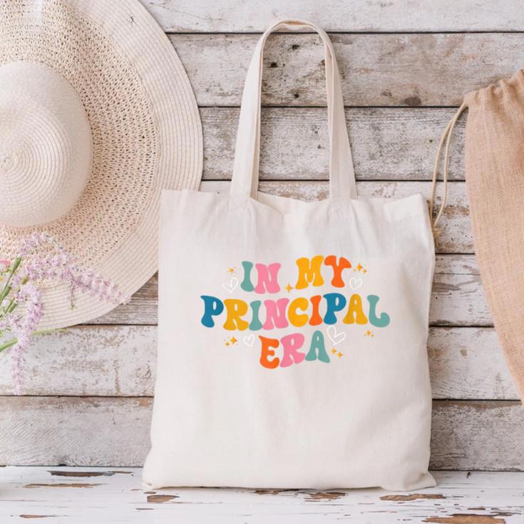 School Principal Back To School In My Principal Era Canvas Tote Bag School Principal Back To School In My Principal Era Canvas Tote Bag