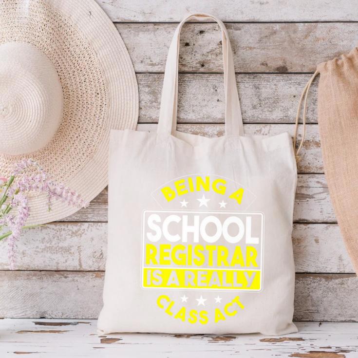 School Registry Student Enrollment Back To School Registrar Premium Canvas Tote Bag School Registry Student Enrollment Back To School Registrar Premium Canvas Tote Bag