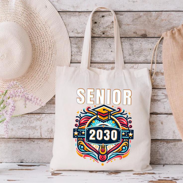 Senior 30 Class Of 2030 Back To School Graduation 2030 Canvas Tote Bag