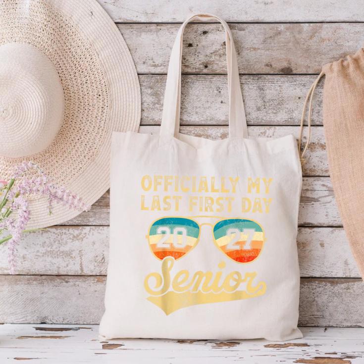 Senior Class Of 2027 Back To School Last First Day Of School Canvas Tote Bag Senior Class Of 2027 Back To School Last First Day Of School Canvas Tote Bag