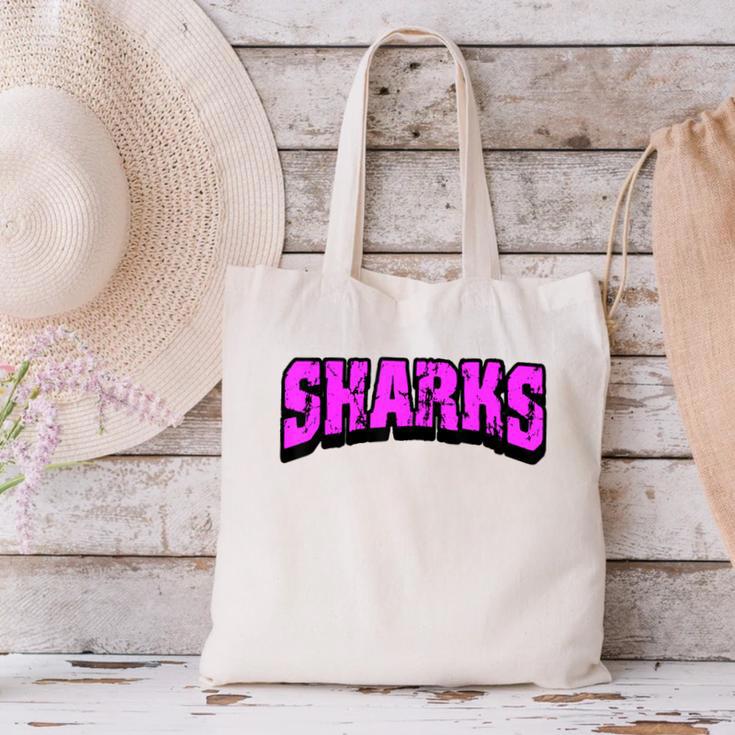 Sharks Back To School Spirit Pk Canvas Tote Bag Sharks Back To School Spirit Pk Canvas Tote Bag