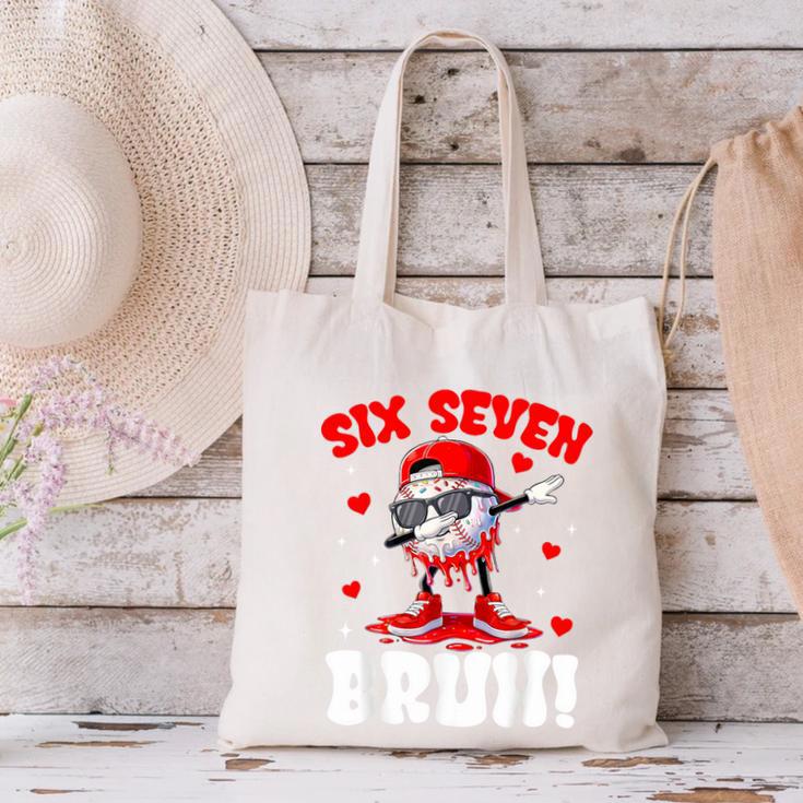 Six Seven 67 Bruh 6 7 Meme Valentine Baseball Drip Boys Kids Canvas Tote Bag Six Seven 67 Bruh 6 7 Meme Valentine Baseball Drip Boys Kids Canvas Tote Bag
