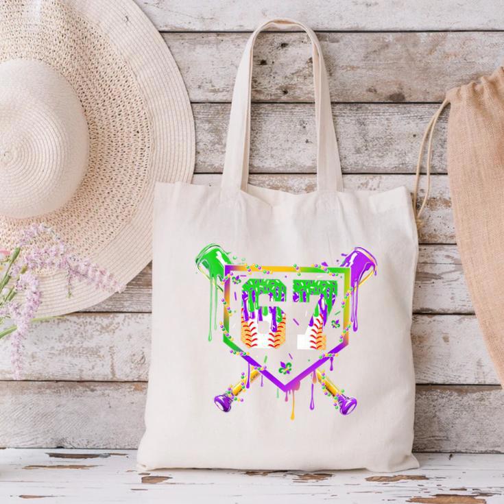 Six Seven Mardi Gras Baseball Sports Party Canvas Tote Bag Six Seven Mardi Gras Baseball Sports Party Canvas Tote Bag