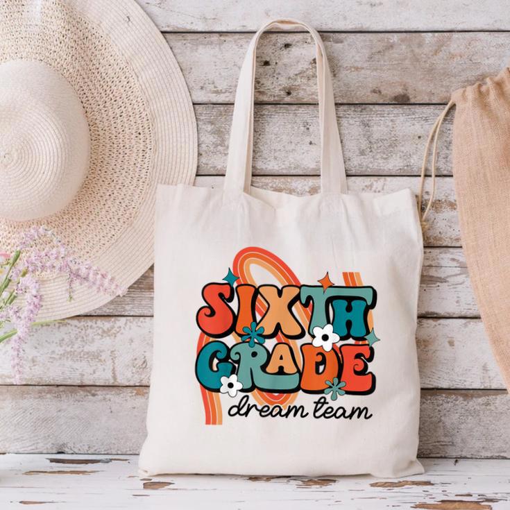 Sixth Grade Dream Team 1st Day Of 6th Grade Back To School Canvas Tote Bag Sixth Grade Dream Team 1st Day Of 6th Grade Back To School Canvas Tote Bag