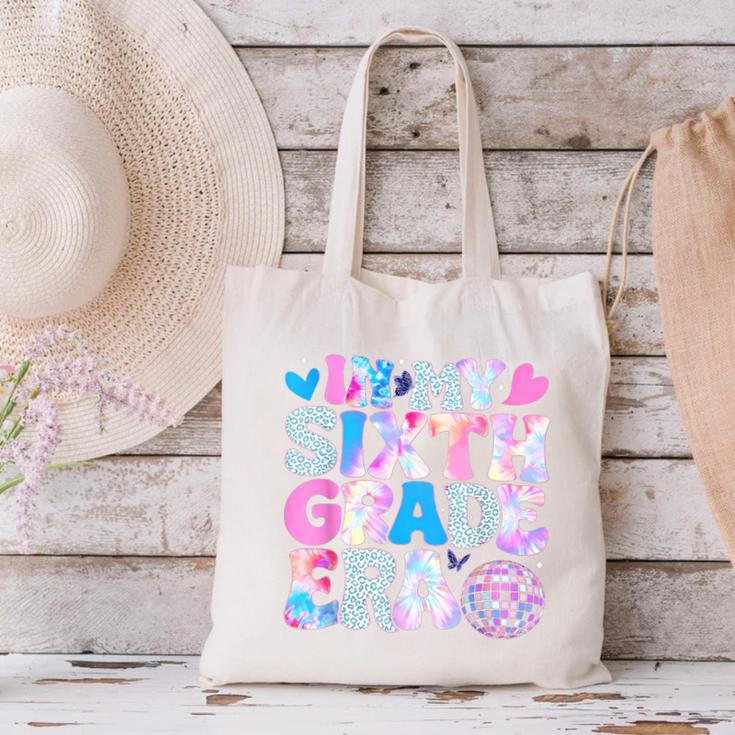 In My Sixth Grade Era Cool 6th Grade Tie Dye Back To School Canvas Tote Bag In My Sixth Grade Era Cool 6th Grade Tie Dye Back To School Canvas Tote Bag