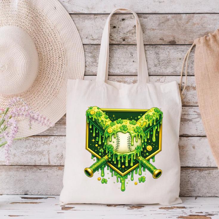 St Patrick's Day Baseball Boys Ice Cream Drip Youth Kids Premium Tri-Blend Canvas Tote Bag St Patrick's Day Baseball Boys Ice Cream Drip Youth Kids Premium Tri-Blend Canvas Tote Bag