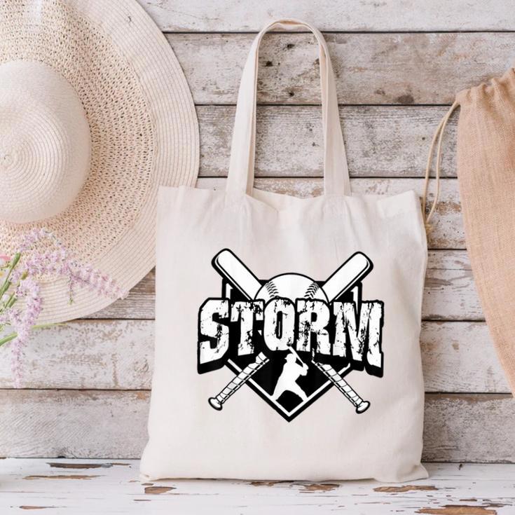 Storm Baseball Back To School Spirit Canvas Tote Bag Storm Baseball Back To School Spirit Canvas Tote Bag
