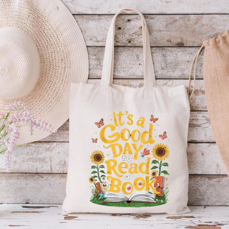 Student It's A Good Day To Read a Book Back To School Canvas Tote Bag Student It's A Good Day To Read a Book Back To School Canvas Tote Bag