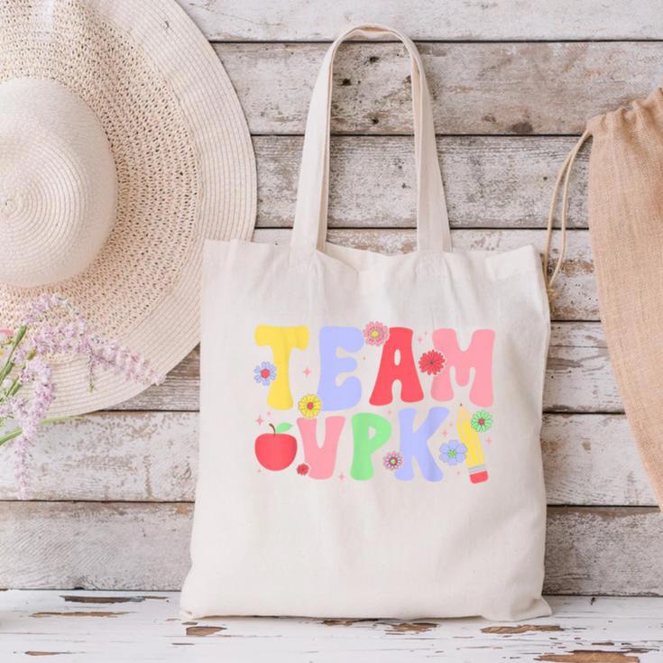 Team VPK First Day Of VPK Back To School VPK Canvas Tote Bag Team VPK First Day Of VPK Back To School VPK Canvas Tote Bag