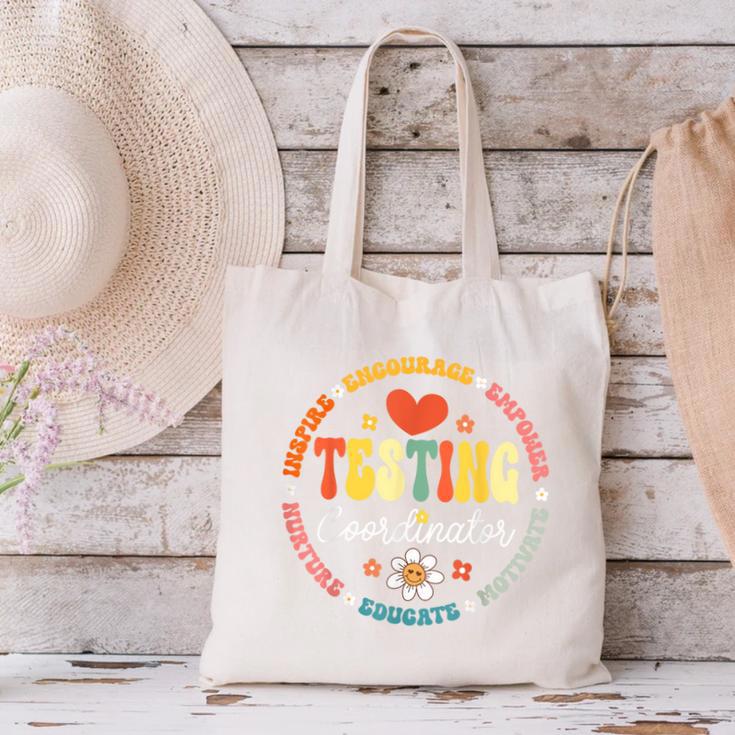 Testing Coordinator Appreciation Week Back To School Canvas Tote Bag Testing Coordinator Appreciation Week Back To School Canvas Tote Bag
