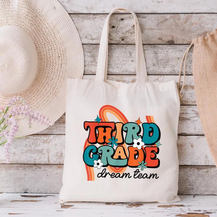 Third Grade Dream Team 1st Day Of 3rd Grade Back To School Canvas Tote Bag Third Grade Dream Team 1st Day Of 3rd Grade Back To School Canvas Tote Bag