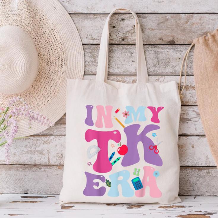 In My TK EraTransitional Kindergaten Back To School Canvas Tote Bag