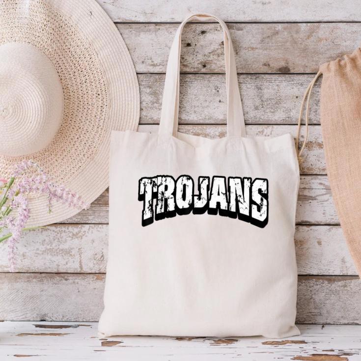 Trojans Back To School Spirit Canvas Tote Bag Trojans Back To School Spirit Canvas Tote Bag
