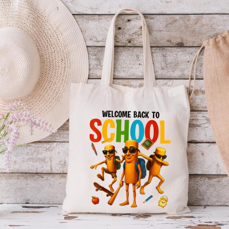 Tung Tung Sahur Back To School Brainrot Meme Boys Girls Kid Canvas Tote Bag Tung Tung Sahur Back To School Brainrot Meme Boys Girls Kid Canvas Tote Bag