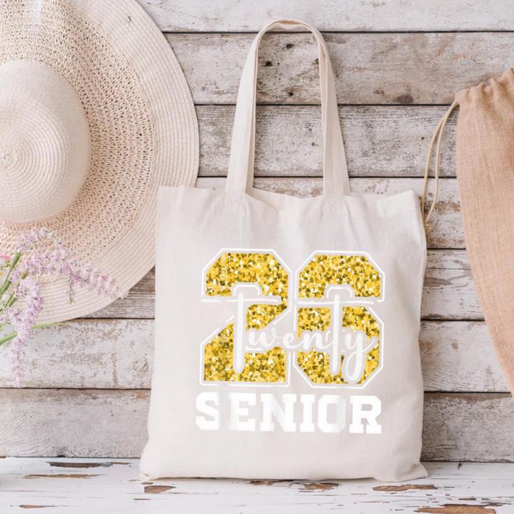 Twenty 2026 Class Of 26 Seniors Back To School Graduation Canvas Tote Bag Twenty 2026 Class Of 26 Seniors Back To School Graduation Canvas Tote Bag