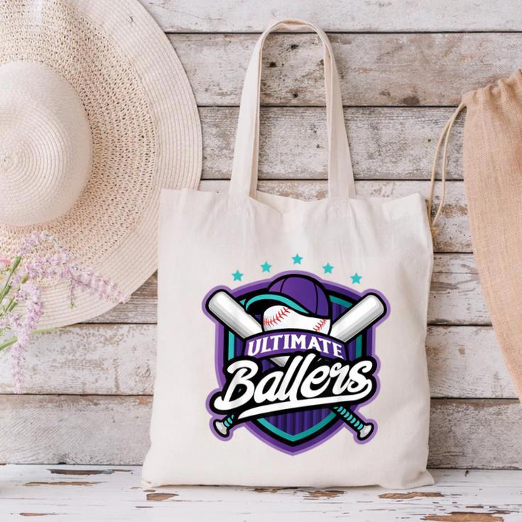 Ultimate Ballers Baseball Canvas Tote Bag Ultimate Ballers Baseball Canvas Tote Bag