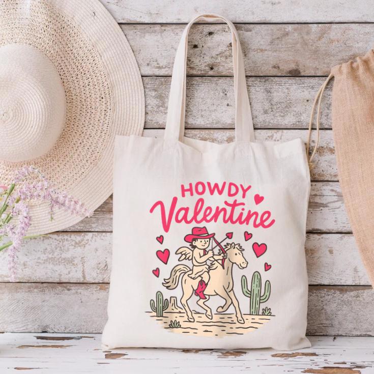 Valentine’s Day Western Life Cowboys Cupid Howdy Valentine Raglan Baseball Tee Canvas Tote Bag Valentine’s Day Western Life Cowboys Cupid Howdy Valentine Raglan Baseball Tee Canvas Tote Bag