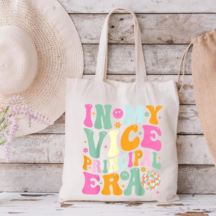 In My Vice Principal Era Back To School Vice Principal Canvas Tote Bag