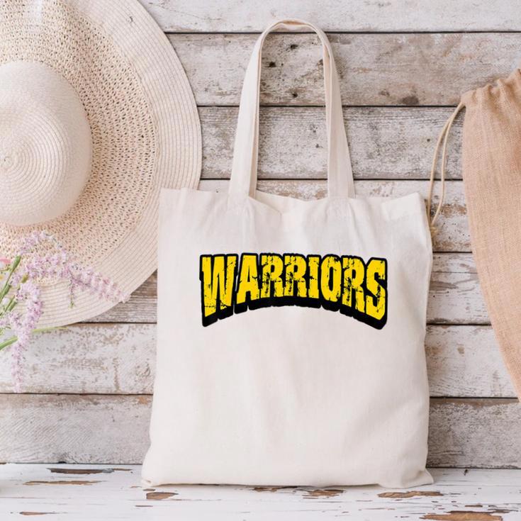 Warriors Back To School Spirit GY Canvas Tote Bag