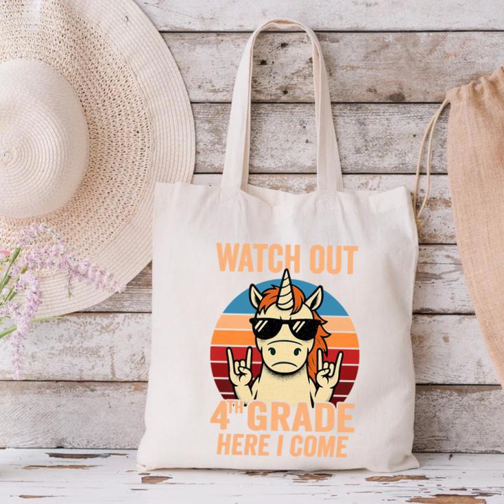 Watch Out Fourth Grade 2026 Back To School 4th Grade Boys Premium Tri-Blend Canvas Tote Bag Watch Out Fourth Grade 2026 Back To School 4th Grade Boys Premium Tri-Blend Canvas Tote Bag