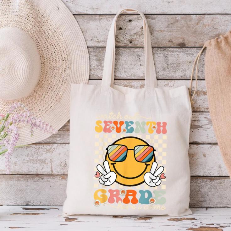 Watch Out Seventh Grade Here I Come Back To School 7th Grade Canvas Tote Bag Watch Out Seventh Grade Here I Come Back To School 7th Grade Canvas Tote Bag