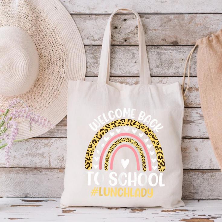 Welcome Back To School Lunch Lady First Day Of School Canvas Tote Bag Welcome Back To School Lunch Lady First Day Of School Canvas Tote Bag