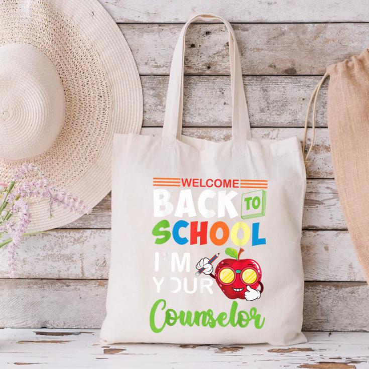 Welcome Back To School Students I'm Your Counselor Proud Canvas Tote Bag