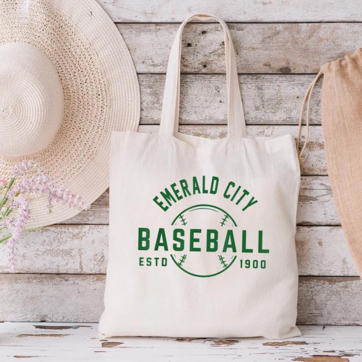 Wizard Of Oz Emerald City Baseball Costume Halloween Canvas Tote Bag Wizard Of Oz Emerald City Baseball Costume Halloween Canvas Tote Bag