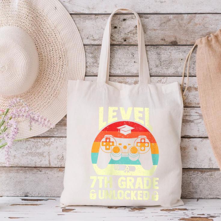 Women's Level 7th Grade Unlocked Back To School 7th Grade Boys Canvas Tote Bag Women's Level 7th Grade Unlocked Back To School 7th Grade Boys Canvas Tote Bag