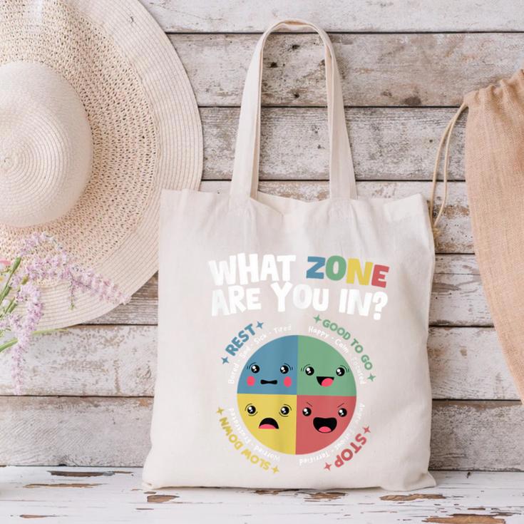 Zones Of Regulation School Counselor Back To School Emotion Canvas Tote Bag Zones Of Regulation School Counselor Back To School Emotion Canvas Tote Bag