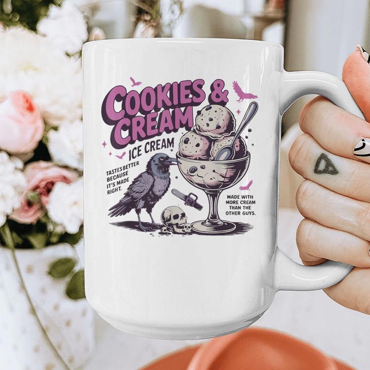Cookie & Cream Ice Cream Butcher And Bird Book Lover Graphic Print Coffee Mug