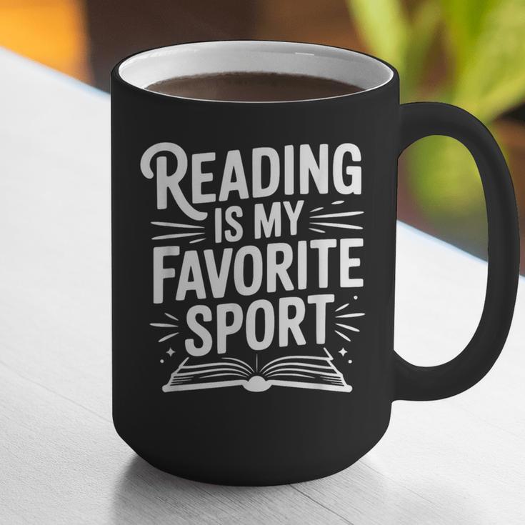 Reading Is My Favorite Sport Book Lover Graphic Print Coffee Mug