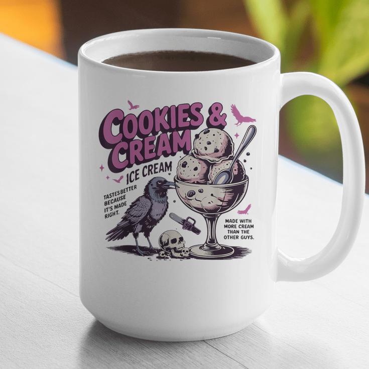 Cookie & Cream Ice Cream Butcher And Bird Book Lover Graphic Print Coffee Mug