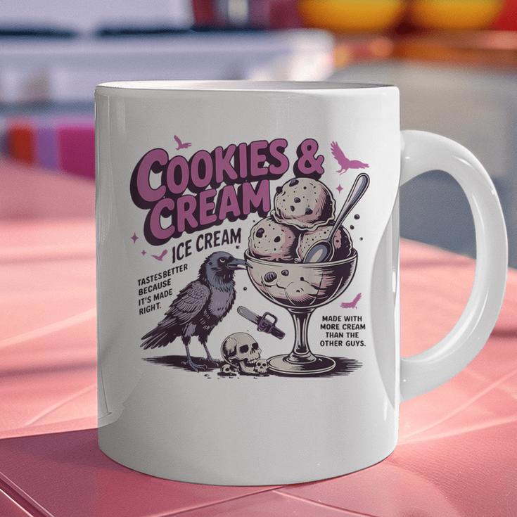 Cookie & Cream Ice Cream Butcher And Bird Book Lover Graphic Print Coffee Mug