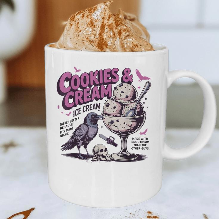 Cookie & Cream Ice Cream Butcher And Bird Book Lover Graphic Print Coffee Mug