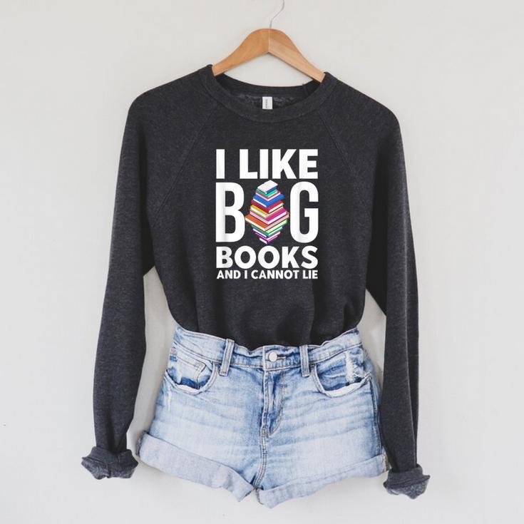 I Like BIG Books & I Cannot Lie Raglan Sleeve Sweatshirt
