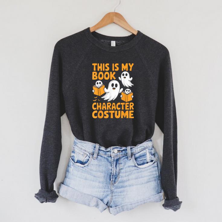 This Is My Book Character Costume Halloween Costume Raglan Sleeve Sweatshirt