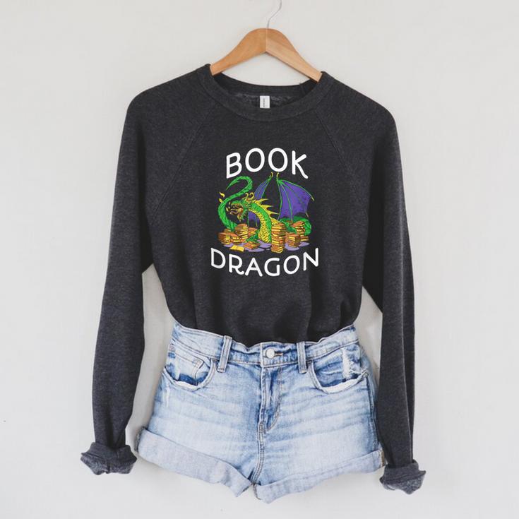 Book Dragon Smart Readers Raglan Sleeve Sweatshirt